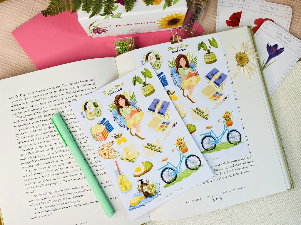 Self Care Sticker Sheet