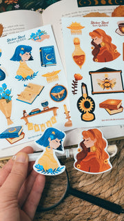 Sun and Moon Queen Sticker Sheet