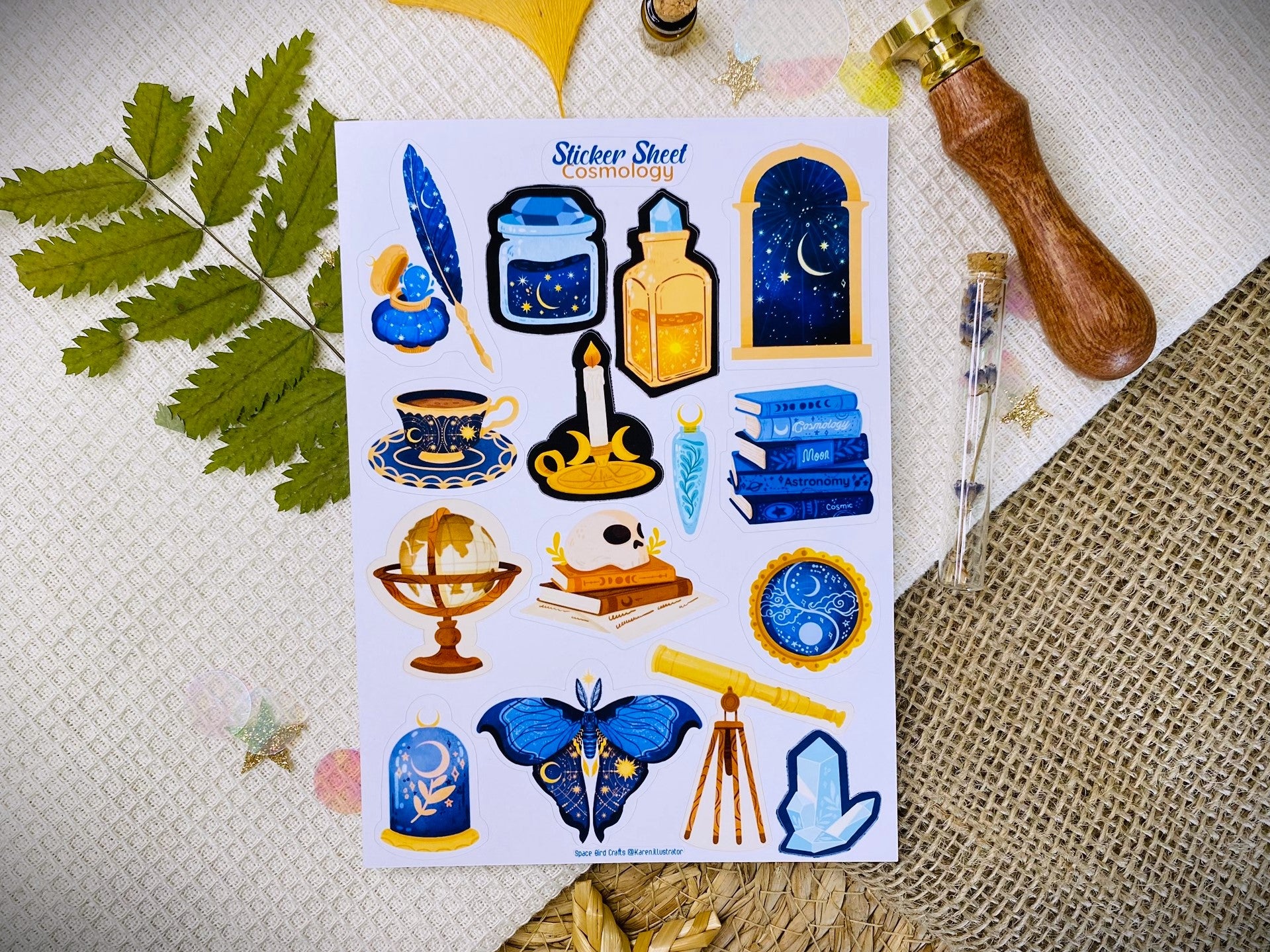 Cosmology Sticker Sheet