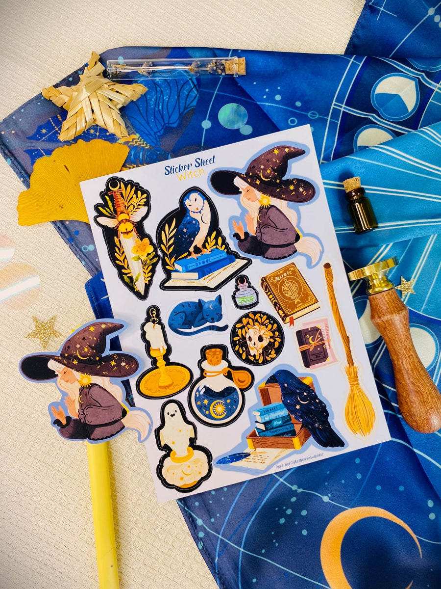 Witch Sticker Sheet