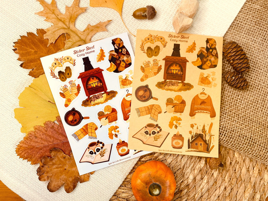 Cozy Home Sticker Sheet