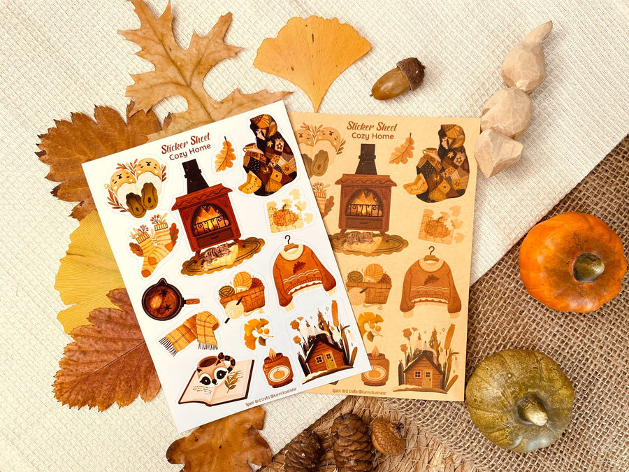 Cozy Home Sticker Sheet
