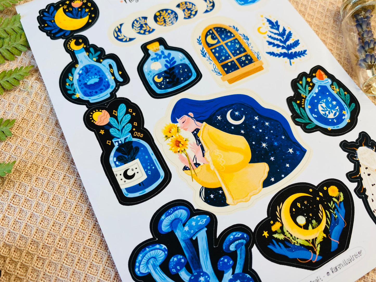 Night Magic Sticker Sheet