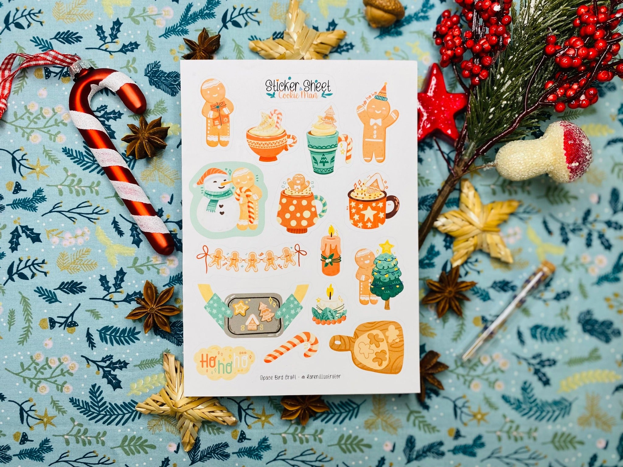 Cookie Man Sticker Sheet