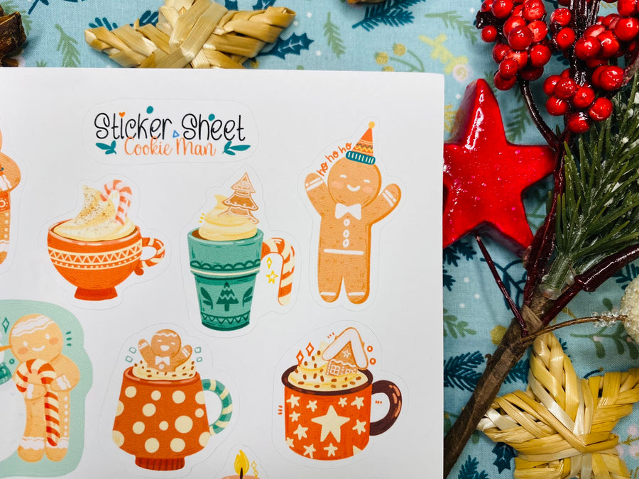 Cookie Man Sticker Sheet