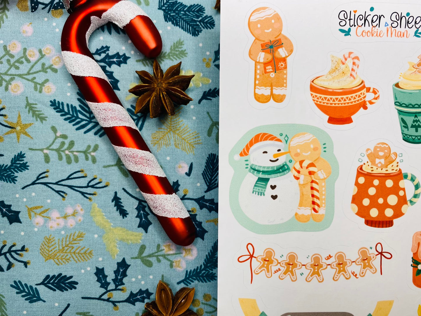 Cookie Man Sticker Sheet