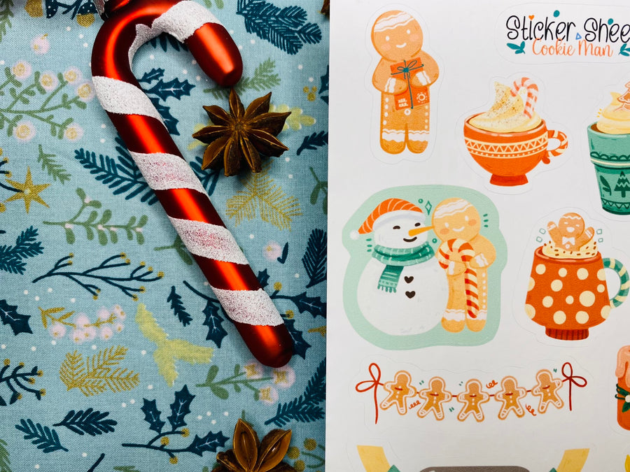 Cookie Man Sticker Sheet