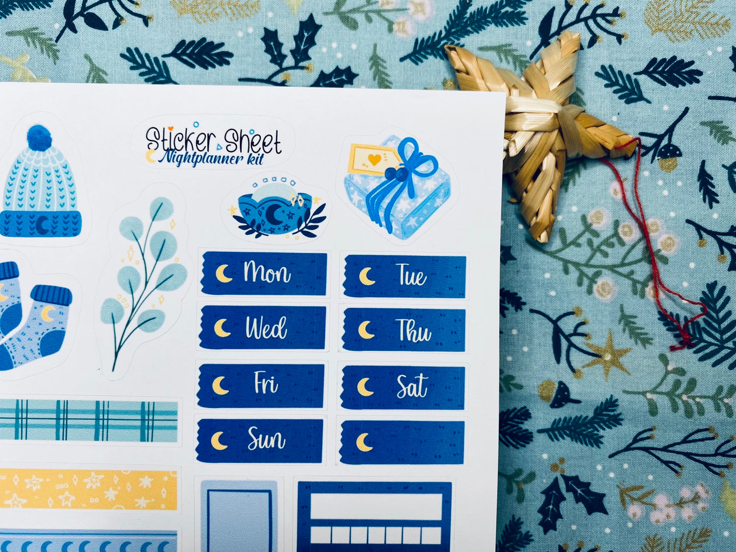 Night Planner Sticker Sheet