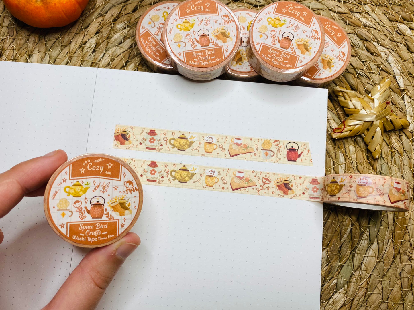 Cozy Washi Tape 10m x 15mm