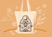 Tote Bag Beehive Motive