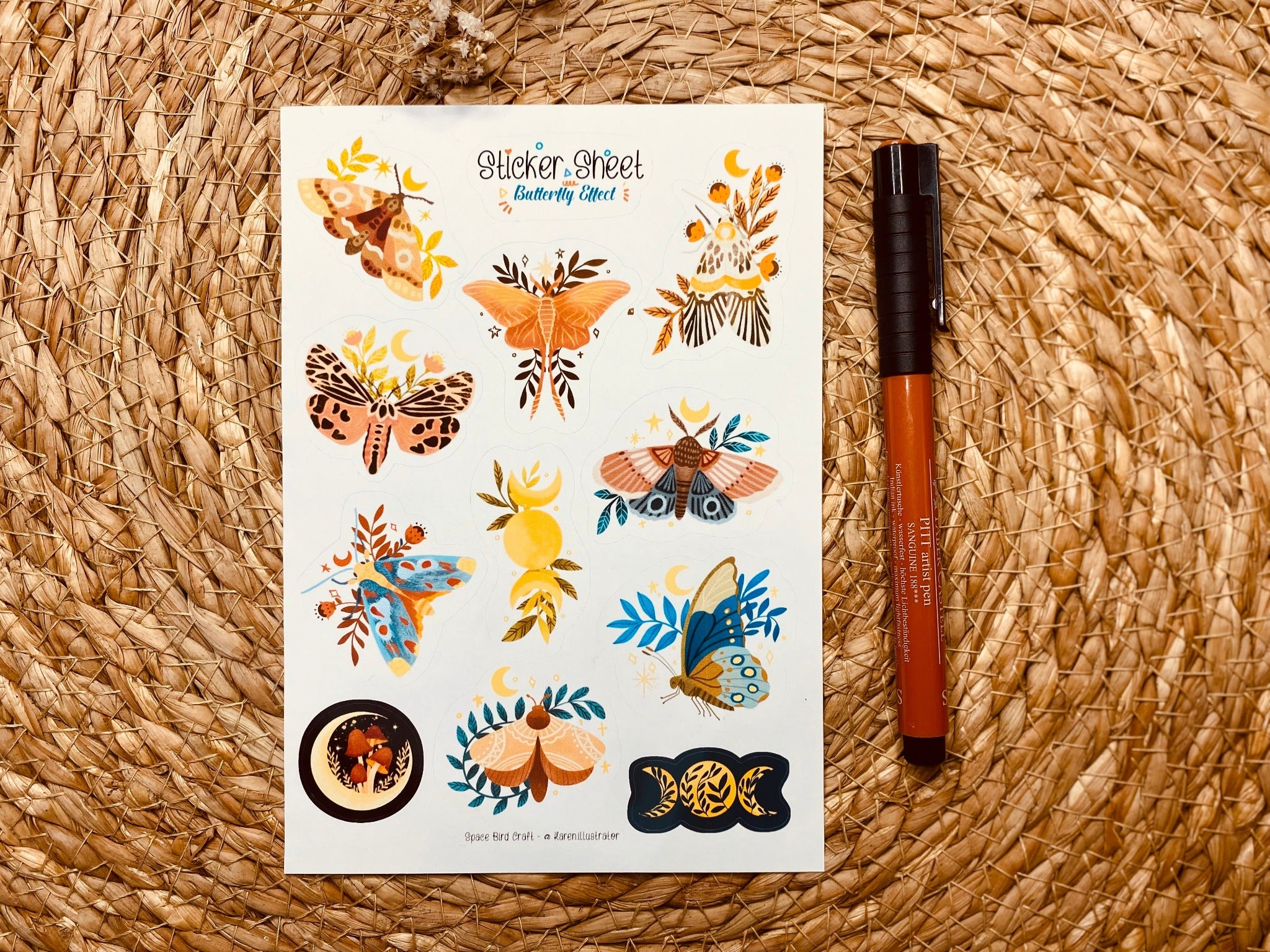 Butterfly Effect Sticker Sheet