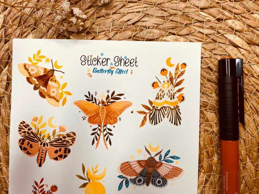 Butterfly Effect Sticker Sheet