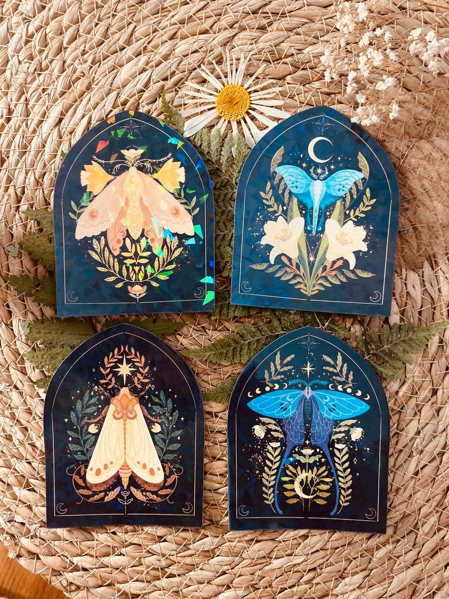 Butterfly Holographic Vinyl Stickers