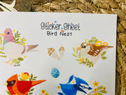 Bird Nest Sticker Sheet