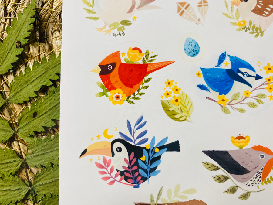 Bird Nest Sticker Sheet