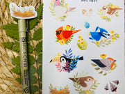 Bird Nest Sticker Sheet