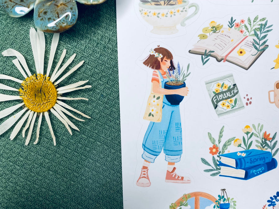 Hello Spring Sticker Sheet