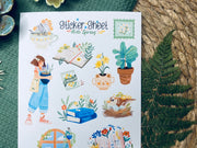 Hello Spring Sticker Sheet