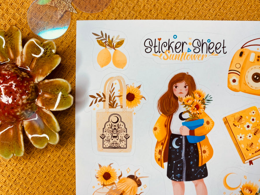 Sunflower Sticker Sheet