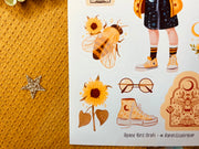 Sunflower Sticker Sheet
