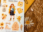 Sunflower Sticker Sheet