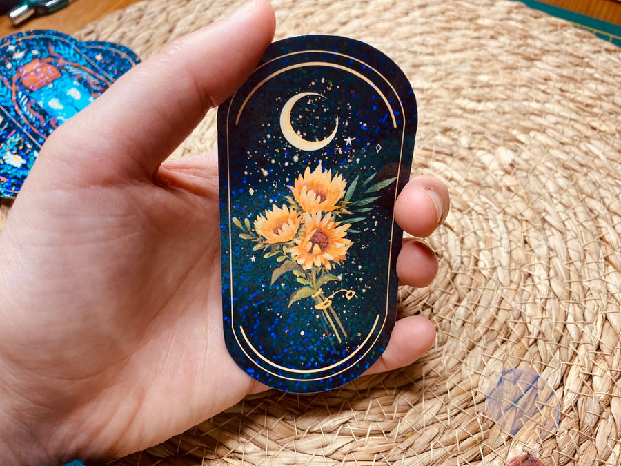 Beetle Bug Holographic Vinyl Stickers