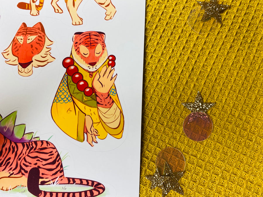 Tiger Sticker Sheet