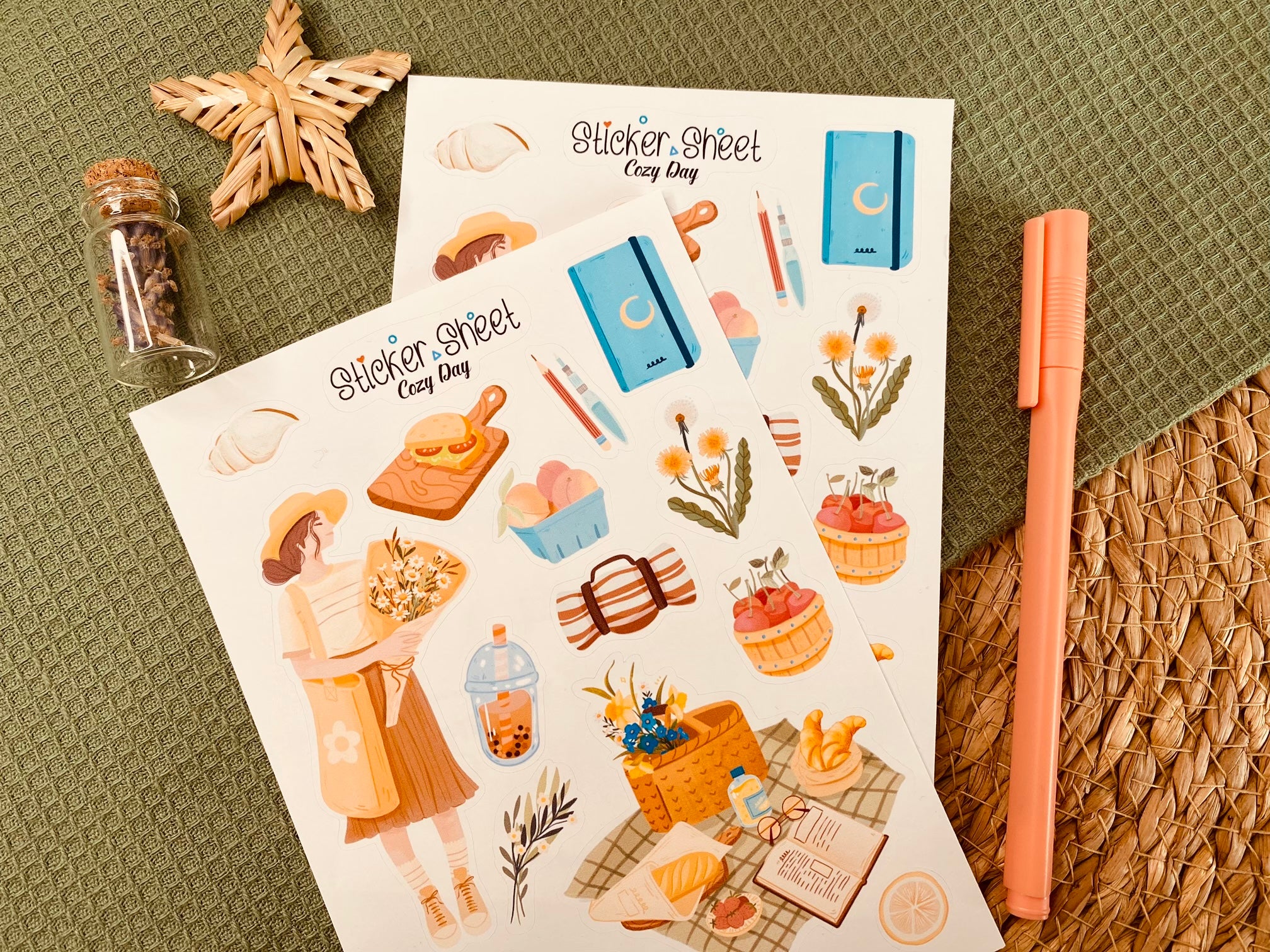 Cozy Day Sticker Sheet