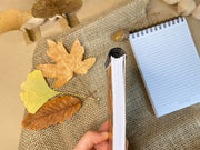 B Grade - Golden Leaf Ginko Lined Notebook