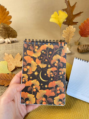 B Grade - Golden Leaf Ginko Lined Notebook