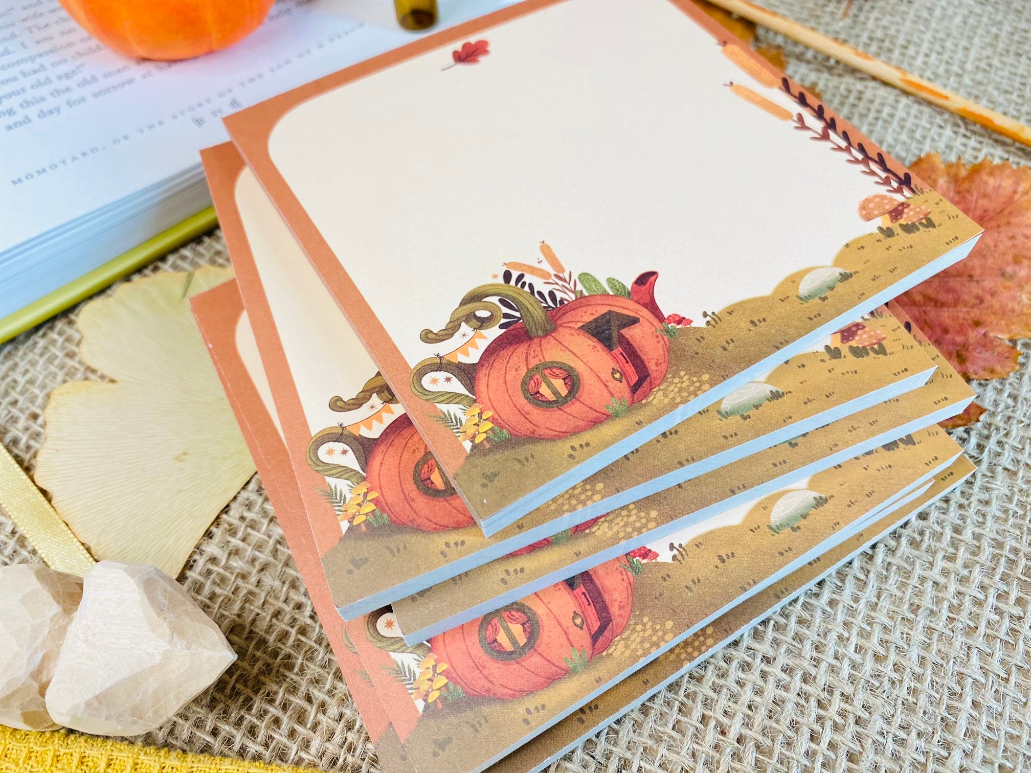 Pumpkin Memopad Mini Notepad