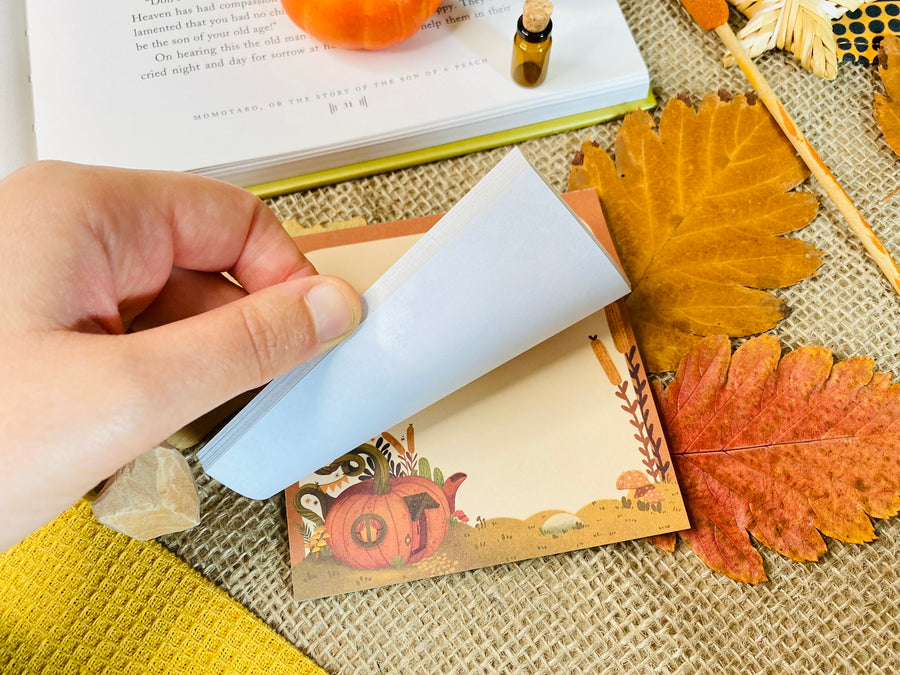 Pumpkin Memopad Mini Notepad