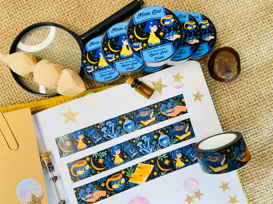 Moon Girl Washi Tape