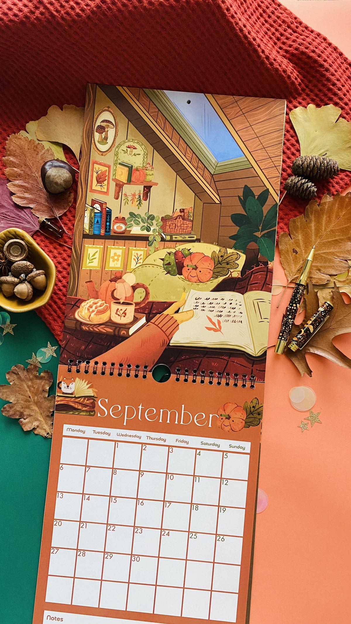 2027 Wall Calendar, Cozy Calendar