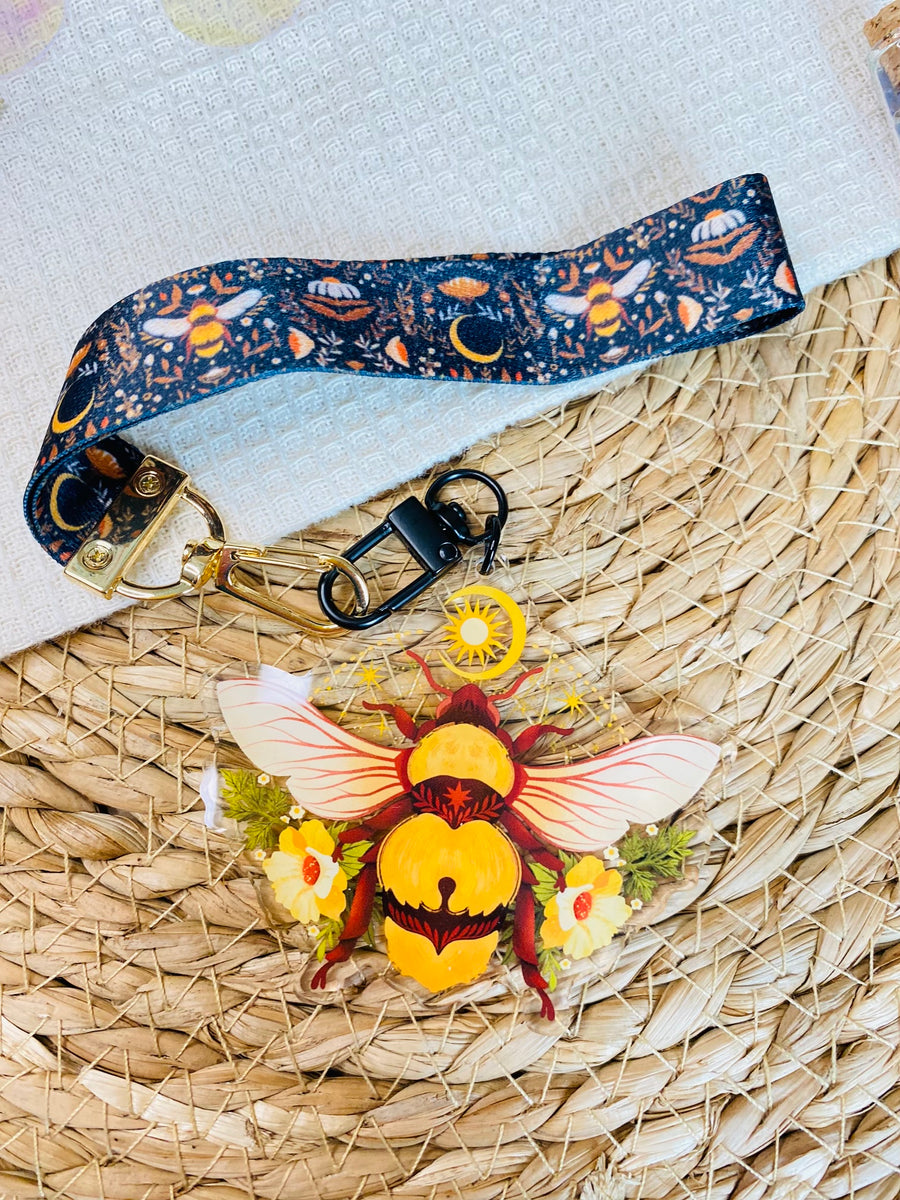 Queen Bee Keycharm