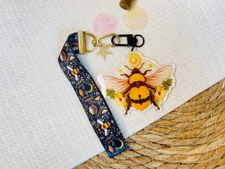 Queen Bee Keycharm