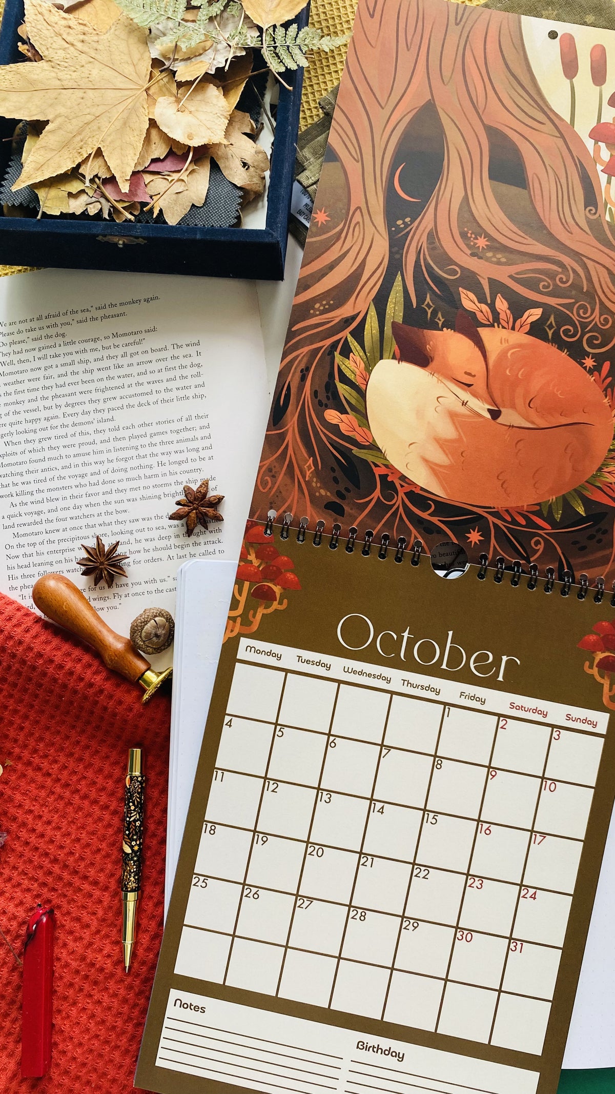 2027 Wall Calendar, Cozy Calendar