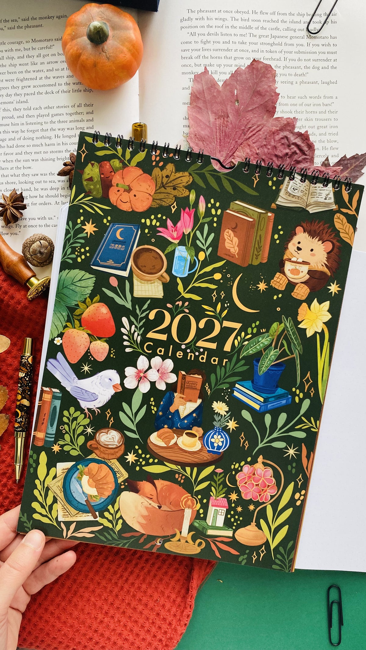 2027 Wall Calendar, Cozy Calendar