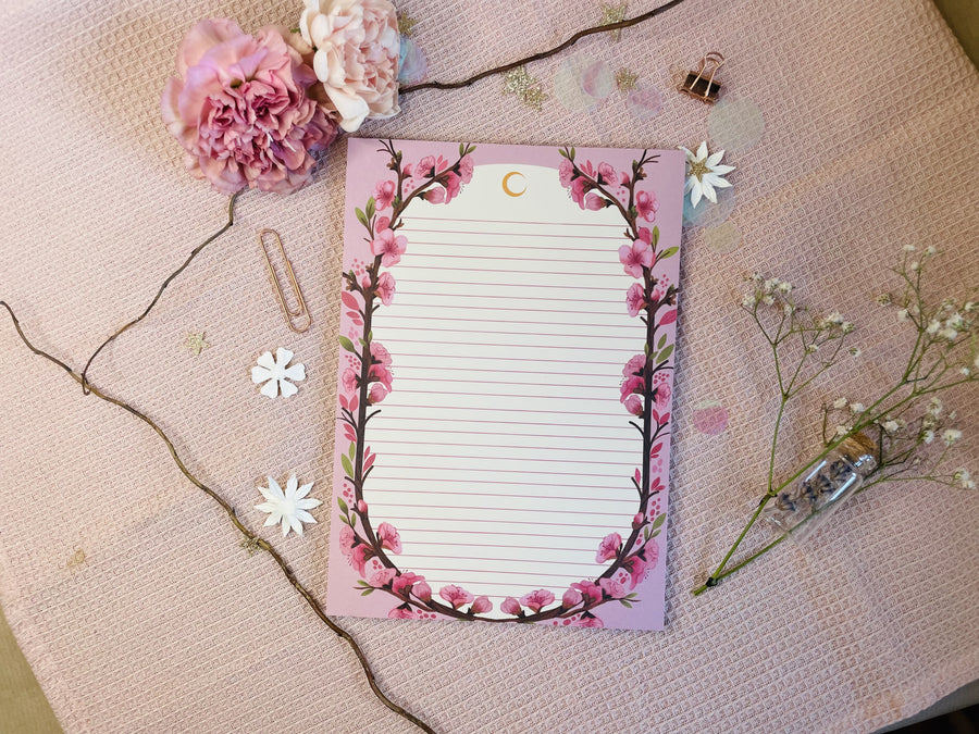 Sakura Letter Paper A5 To Do - Letter Paper Notepad