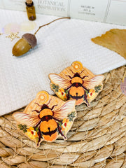 Queen Bee Wooden Pin