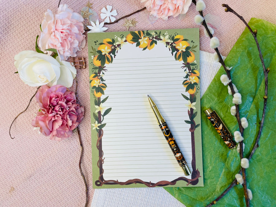 Lemon Letter Paper A5 To Do - Letter Paper Notepad