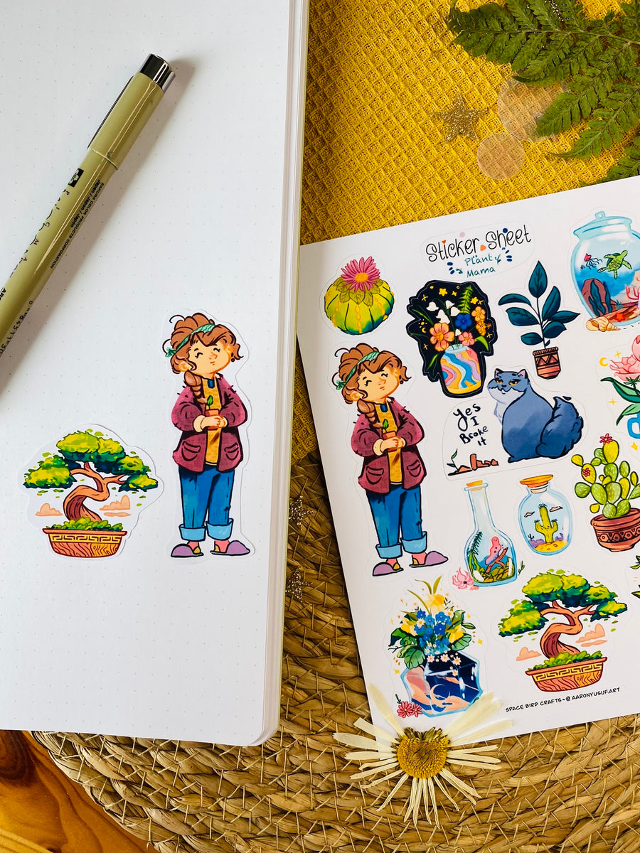 Plant Mama Sticker Sheet