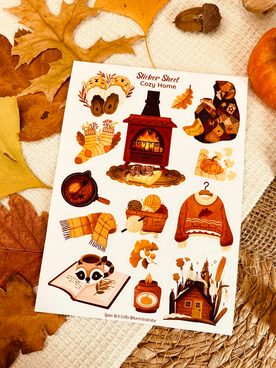 Cozy Home Sticker Sheet