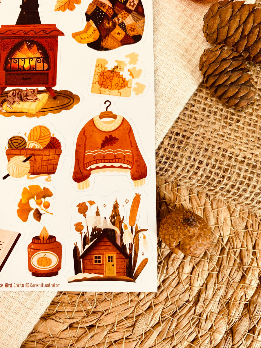 Cozy Home Sticker Sheet