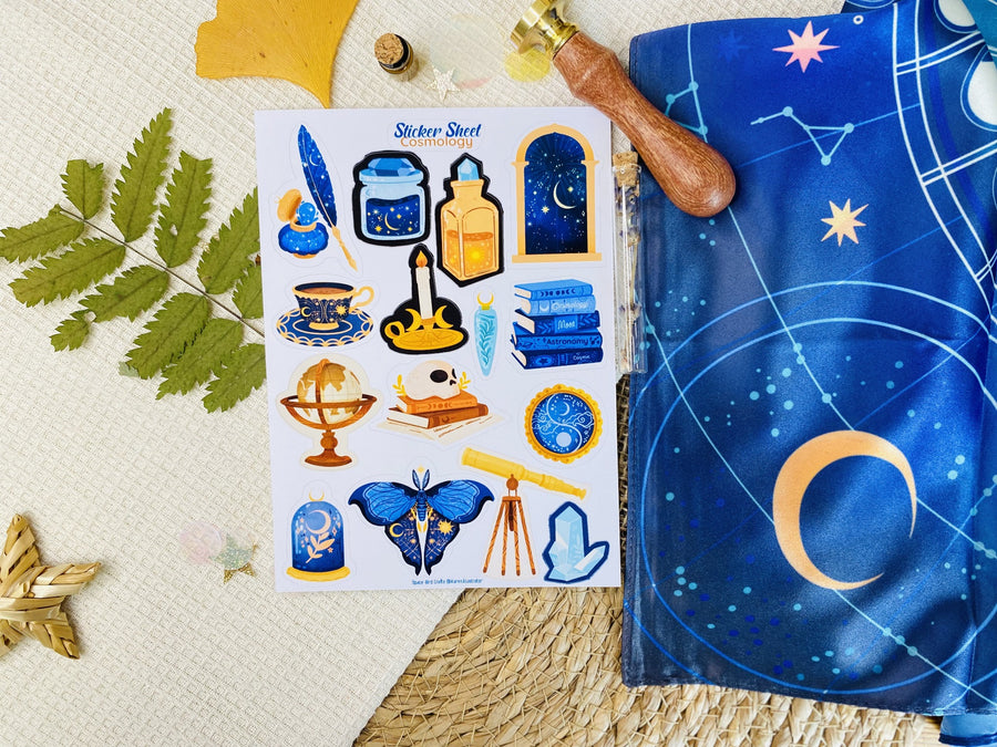 Cosmology Sticker Sheet