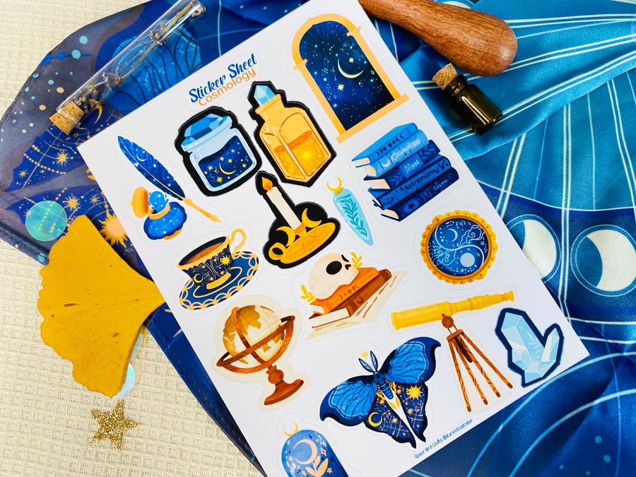 Cosmology Sticker Sheet