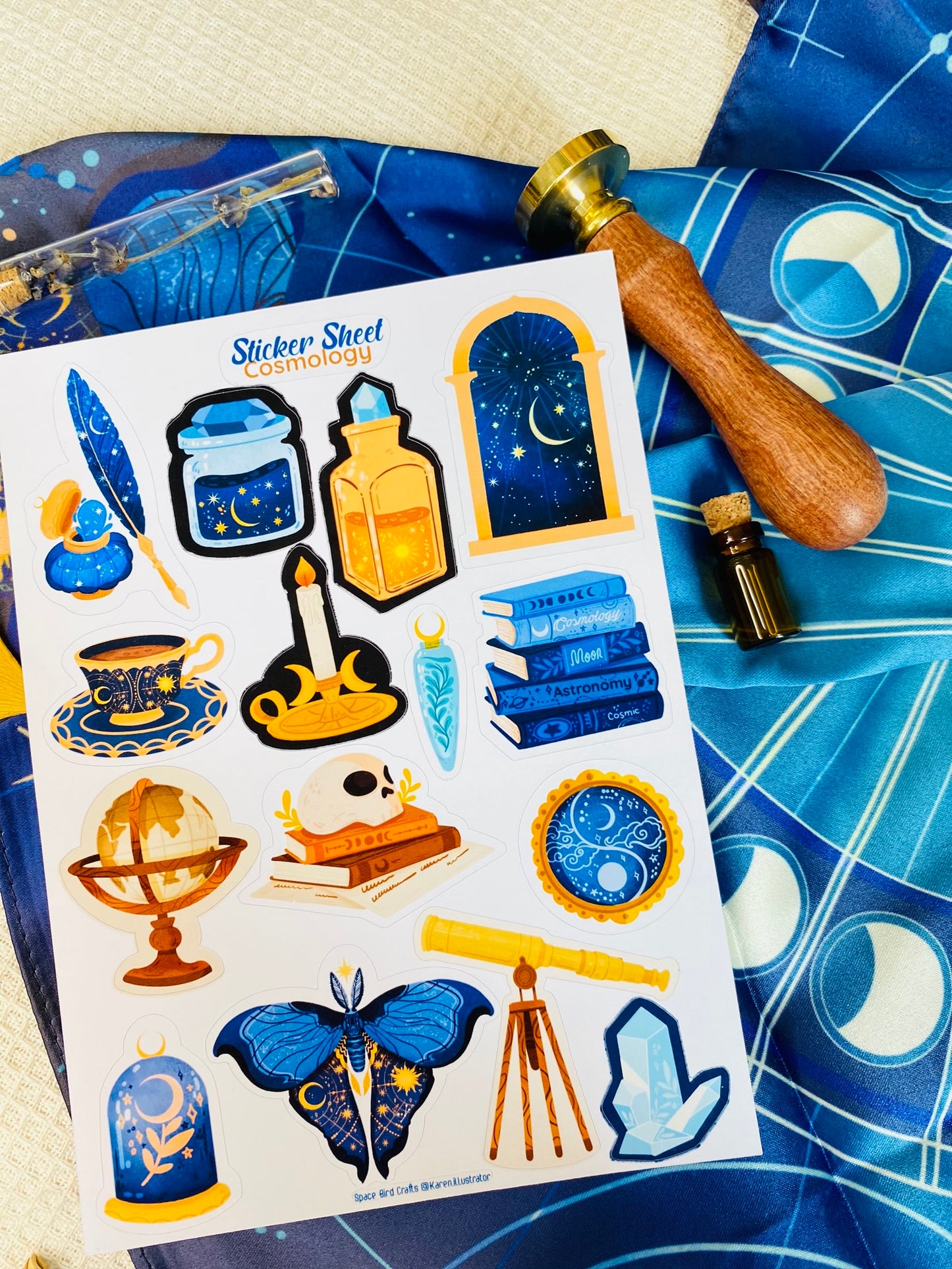 Cosmology Sticker Sheet