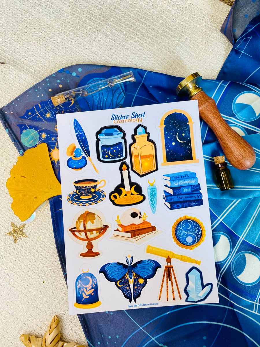 Cosmology Sticker Sheet