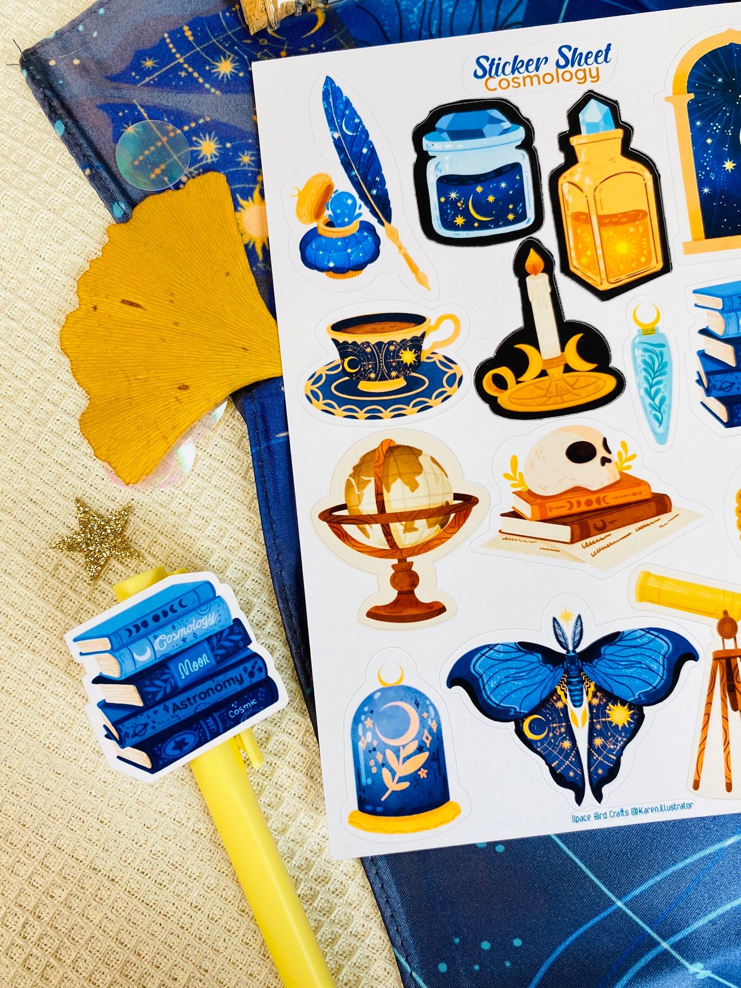 Cosmology Sticker Sheet