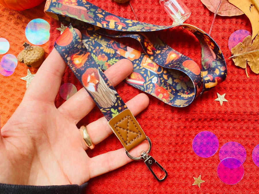 Fox and Bunney Lanyard